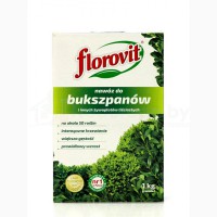 Удобрение Флоровит (Florovit) для самшита гранулир. 1 кг, коробка