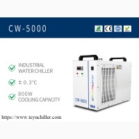 Небольшой охладитель воды CW5000 для гравировального станка с CO2 лазером