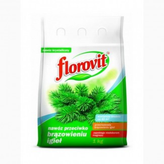 Удобрение Флоровит(Florovit) от побурения хвои, 1 кг (пакет)